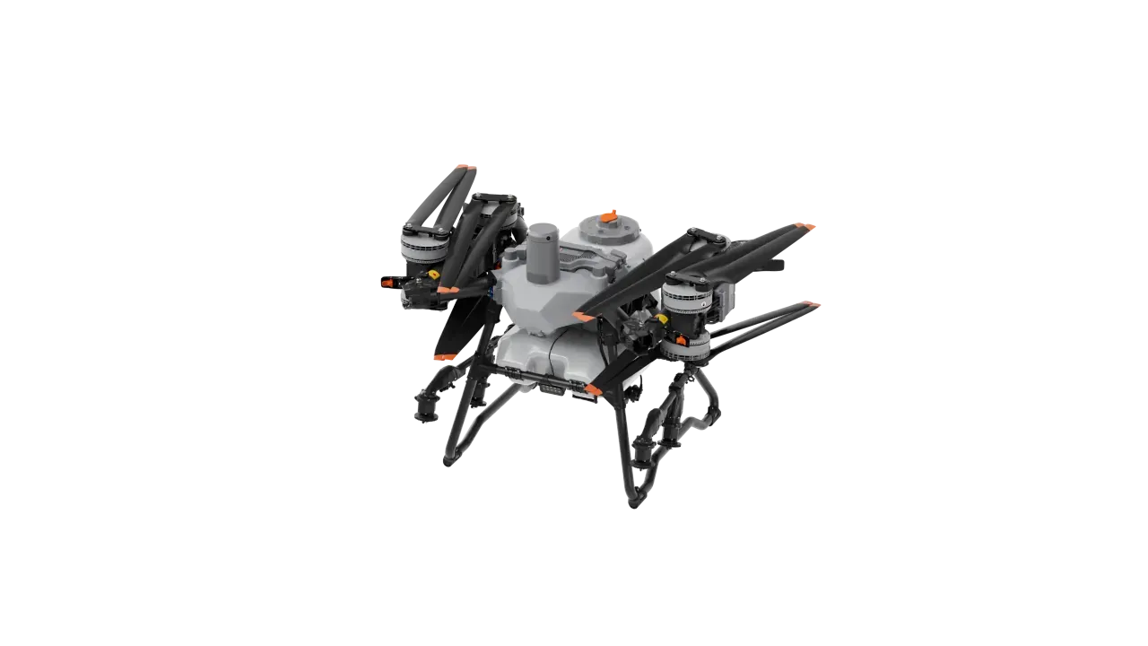 DJI Agras T100 na configuração dobrada