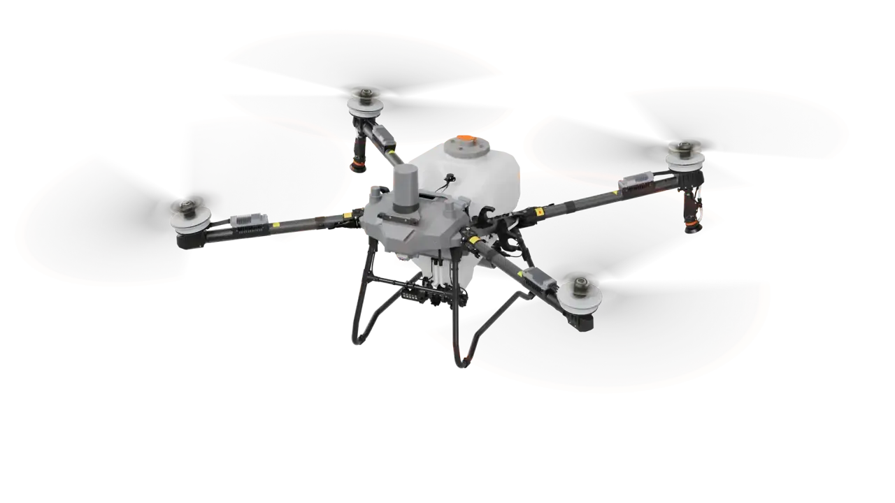 DJI Agras T70P em vista angular