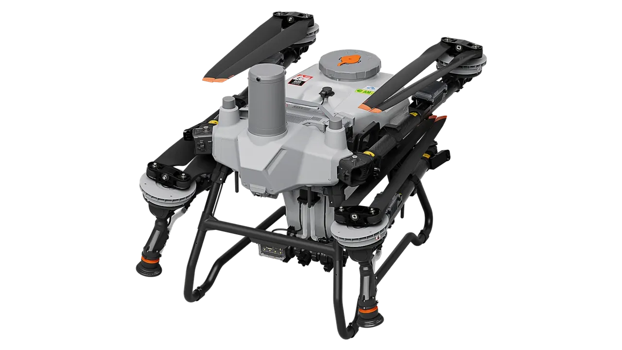 DJI Agras T55 dobrado para transporte