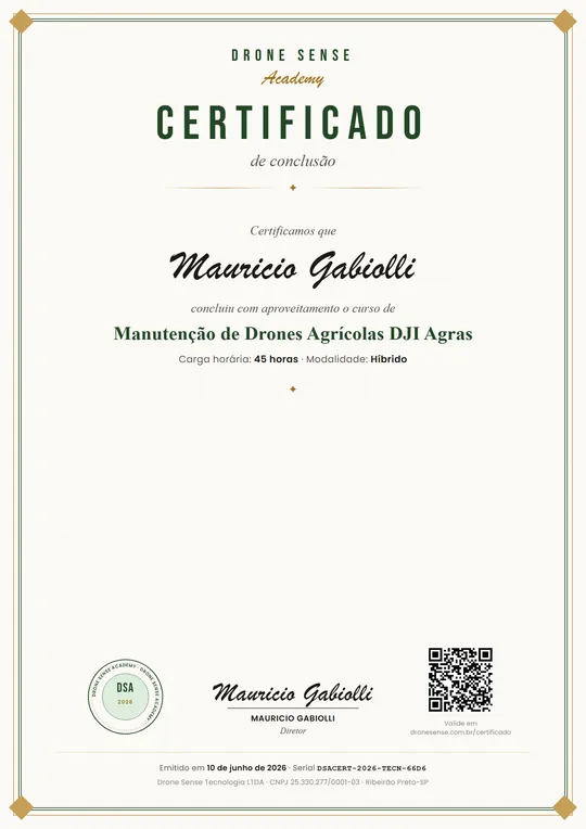 Certificado que dá pra conferir