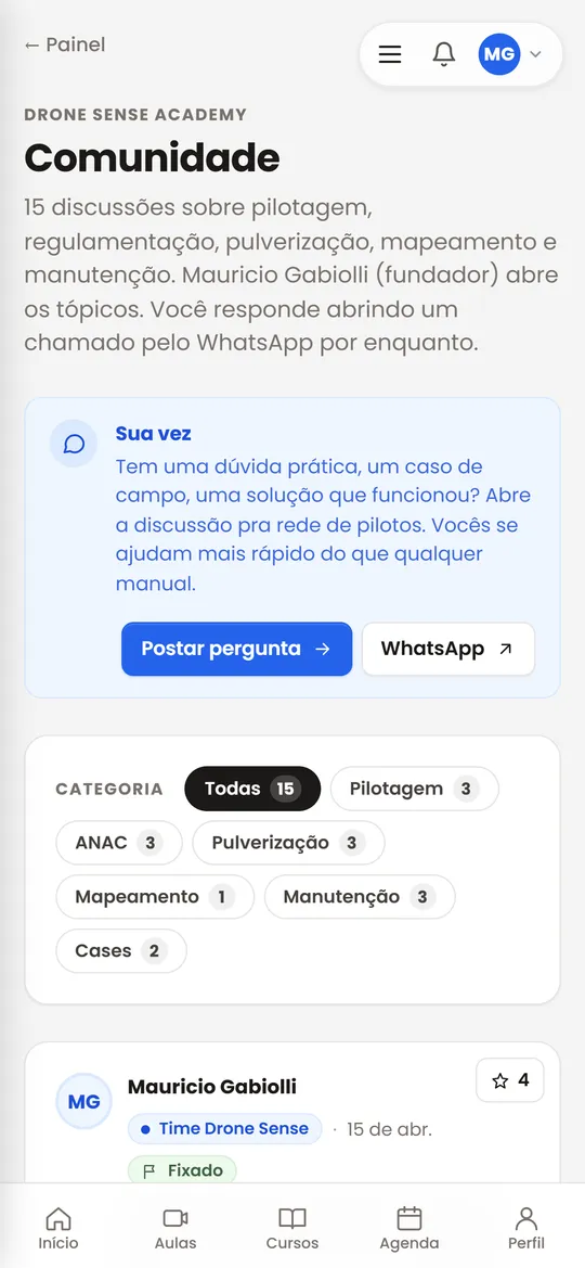 Comunidade de pilotos