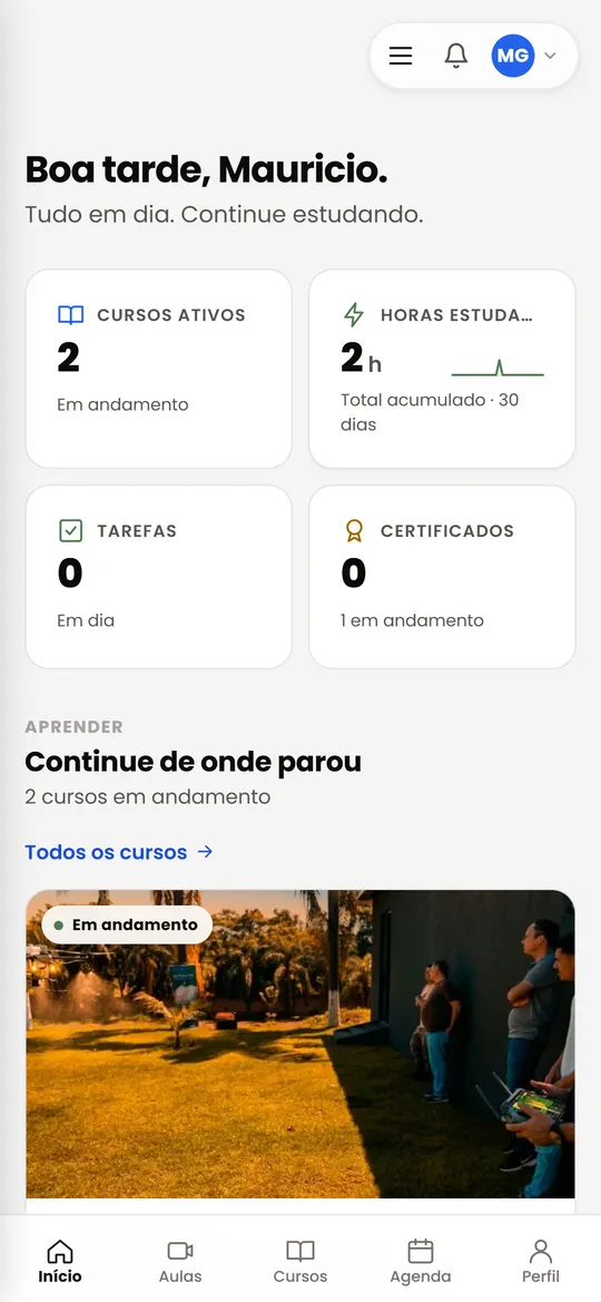 Seu ritmo, seu progresso