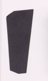 Remendo da peça de suporte da bateria (direita)
